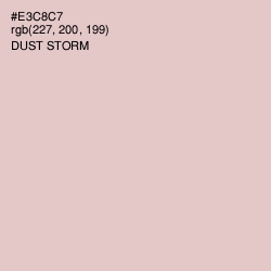 #E3C8C7 - Dust Storm Color Image